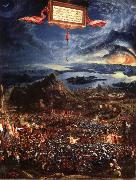 Albrecht Altdorfer Victory of Alexander over Darius,King of the Persians oil on canvas